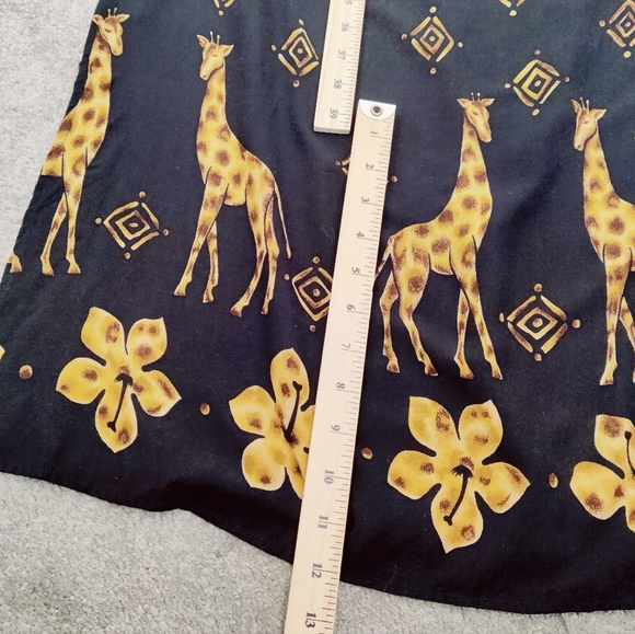 Penningtons Giraffe Print Sleeveless Maxi Dress Size 14W Resortwear Lightweight - Picture 6 of 8